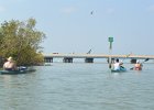 Blind Pass  Liz, Mike and Cathie at Blind Pass. Kayaking from Tween Waters Inn to Blind Pass and back : 2015, Blind Pass, Bridge, Captiva, Kayaking, Roosevelt Channel