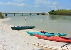 Blind Pass  Taking a break just before Blind Pass. Kayaking from Tween Waters Inn to Blind Pass and back : 2015, Blind Pass, Bridge, Captiva, Kayaking, Roosevelt Channel