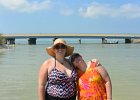Liz and Cathie  Liz and Cathie at Blind Pass. Kayaking from Tween Waters Inn to Blind Pass and back : 2015, Blind Pass, Bridge, Captiva, Kayaking, Roosevelt Channel
