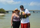 Liz and Jack at Blind Pass  Liz and Jack at Blind Pass. Kayaking from Tween Waters Inn to Blind Pass and back : 2015, Blind Pass, Bridge, Captiva, Kayaking, Roosevelt Channel