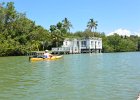 Cathie and boat house  Cathie and boat house. Kayaking from Tween Waters Inn to Blind Pass and back : 2015, Blind Pass, Captiva, Kayaking, Roosevelt Channel