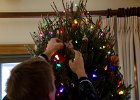 ChristmasEve122415-6907  Decorating the Christmas tree -- the kids are home from school. : 2015, Christmas