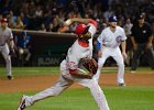 Aroldis Chapman  Closer Aroldis Chapman, 100+ mph pitches. Cubs vs Reds baseball at Wrigley Field 31-Aug-15 : 2015, Baseball, Cincinnati, Cubs, CubsVsReds, MLB, Night, Reds, Wrigley Field, night game