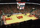 LizBirthdayFeb2015-2458  Cathie, Jack and Liz at the Badgers vs Wildcat basketball game at the Kohl Center. : 2015, Badgers vs Wildcats, Basketball, Kohl Center, Liz Birthday, Madison, Wisconsin, Wisconsin Badgers