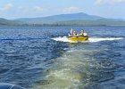 Maine090515-3688  Boating on Umbagog Lake. Trying Aquaglide Retro towable : 2015, Maine, Umbagog Lake, boating