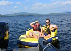 Maine090515-3685  Boating on Umbagog Lake. Trying Aquaglide Retro towable : 2015, Maine, Umbagog Lake, boating