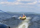 Maine090515-3697  Boating on Umbagog Lake. Trying Aquaglide Retro towable : 2015, Maine, Umbagog Lake, boating
