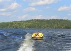 Maine090515-3705  Boating on Umbagog Lake. Trying Aquaglide Retro towable : 2015, Maine, Umbagog Lake, boating