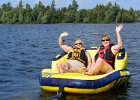 Maine090515-3716  Boating on Umbagog Lake. Trying Aquaglide Retro towable : 2015, Maine, Umbagog Lake, boating
