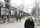 Paris122715-7887  The exterior fenses along Bouevard Saint-Michel at Rue Soufflot. Jardin du Luxembourg / Luxembourg Garden : 2016, Day 6, New Years Day, Paris, le Nouvel An, le jour de l'An