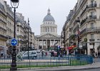 Panthéon  Looking at Pantheon along Rue  Souffet viewed from Jardin du Luxembourg / Luxembourg Garden : 2016, Day 6, New Years Day, Paris, le Nouvel An, le jour de l'An