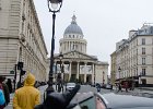 Panthéon  Walking  East on Rue Soufflot toward Panthéon : 2016, Day 6, New Years Day, Paris, le Nouvel An, le jour de l'An