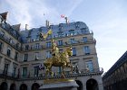 Paris122715-7241  Jeanne d'Arc statue. Walking West along Rue Rivoli : 2015, Day 2, Jeanne d'Arc, Paris