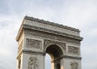Paris122715-7318  L'Arc de Triomphe. Walking West along Ave des Champs Élysées : 2015, Champs Élysées, Day 2, L'Arc de Triomphe, Paris