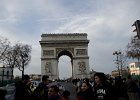 Paris122715-7329  L'Arc de Triomphe. Walking West along Ave des Champs Élysées : 2015, Champs Élysées, Day 2, L'Arc de Triomphe, Paris