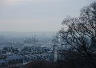 Paris122715-7338  Cityscape view of Paris from Basilique du Sacré Cœur, just after sunset. Visiting Montmartre and the Basilique du Sacré Cœur : 2015, Day 2, Montmartre, Paris