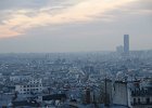 Paris122715-7340  Cityscape view of Paris from Basilique du Sacré Cœur, just after sunset. Visiting Montmartre and the Basilique du Sacré Cœur : 2015, Day 2, Montmartre, Paris