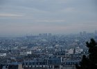 Paris122715-7342  Cityscape view of Paris from Basilique du Sacré Cœur, just after sunset. Visiting Montmartre and the Basilique du Sacré Cœur : 2015, Day 2, Montmartre, Paris