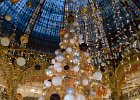 Paris122715-7391  Les Galeries Lafayette Chrismas tree decorating the atrium area. : 2015, Chrismas tree, Day 3, Les Galeries Lafayette, Paris