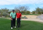 Phoenix021415-2520  Jack and Steve, 16th tee, Palmer Signature Course : 2015, Arizona, Palmer Signature Course, Phoenix, Wildfire Golf Club, golf course