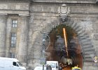 Budapest042715-2602  Buda Castle Tunnel. Bus tour of Budapest, including Matthias Church / Mátyás-templom and wine tasting at Domus Vinorum Borház : 2015, Budapest, Bus Tour