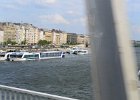 Budapest042715-2652  Pest side of Danube River. Bus tour of Budapest, including Matthias Church / Mátyás-templom and wine tasting at Domus Vinorum Borház : 2015, Budapest, Bus Tour