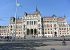 Budapest042715-2696  Hungarian Parliament Building / Országház. Walking through Budapest:  Corinthia Hotel, Parlament, Chain Bridge, St Stephan's Basilica, and Hungarian State Opera : 2015.Budapest, Gothic Revival, Hungarian Parliament Building, Hungary, Kossuth Lajos square, Kossuth Lajos tér, Országház, Pest City Walk, Walking