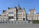 Budapest042715-2698  Hungarian Parliament Building / Országház. Walking through Budapest:  Corinthia Hotel, Parlament, Chain Bridge, St Stephan's Basilica, and Hungarian State Opera : 2015.Budapest, Gothic Revival, Hungarian Parliament Building, Hungary, Kossuth Lajos square, Kossuth Lajos tér, Országház, Pest City Walk, Walking