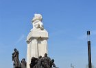 Budapest042715-2710  Gróf Tisza István emlékműve /  Tisza István Memorial besides the  Hungarian Parliament Building / Országház. Walking through Budapest:  Corinthia Hotel, Parlament, Chain Bridge, St Stephan's Basilica, and Hungarian State Opera : 2015.Budapest, Bronze, Hungary, Kossuth Lajos square, Kossuth Lajos tér, Memorial, Pest City Walk, Sculpture, Statue, Walking, marble