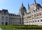 Budapest042715-2723  Hungarian Parliament Building / Országház. Walking through Budapest:  Corinthia Hotel, Parlament, Chain Bridge, St Stephan's Basilica, and Hungarian State Opera : 2015.Budapest, Gothic Revival, Hungarian Parliament Building, Hungary, Kossuth Lajos square, Kossuth Lajos tér, Országház, Pest City Walk, Walking