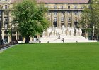 Budapest042715-2726  Kossuth Memorial in front of Hungarian Parliament Building / Országház. Walking through Budapest:  Corinthia Hotel, Parlament, Chain Bridge, St Stephan's Basilica, and Hungarian State Opera : 2015.Budapest, Hungarian Parliament Building, Hungary, Kossuth Lajos square, Kossuth Lajos tér, Országház, Pest City Walk, Walking