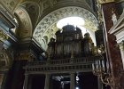 Budapest042715-2783  Organ. St. Stephen's Basilica / Szent István-bazilika. Walking through Budapest:  Corinthia Hotel, Parlament, Chain Bridge, St Stephan's Basilica, and Hungarian State Opera : 2015.Budapest, Church, Hungary, Pest City Walk, St. Stephen's Basilica, Szent István-bazilika, Walking, cathedral, neoclassical