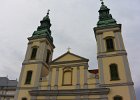 Budapest042715-2814  Belvárosi plébániatemplom on Szabadsajtó út street.  Walking Vörösmarty tér square and  Váci utca street : 2015, Budapest, Váci utca, Vörösmarty tér