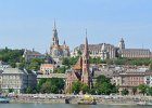 Matthias Church  Matthias Church on Castle Hill / Várhegy, viewed across the Danube from the Parliament building. Walking through Budapest:  Corinthia Hotel, Parlament, Chain Bridge, St Stephan's Basilica, and Hungarian State Opera : 2015.Budapest, Hungary, Pest City Walk, Walking