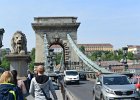 Crossing Chain Bridge  Crossing the Széchenyi Chain Bridge.  Walking through Budapest:  Corinthia Hotel, Parliament, Chain Bridge, St Stephan's Basilica, and Hungarian State Opera : 2015.Budapest, Chain Bridge, Hungary, Pest City Walk, Széchenyi, Széchenyi Chain Bridge, Walking