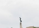 Statue of Liberty  Statue of Liberty on Gellért Hill viewed from Szabadsajtó út street.  Walking Vörösmarty tér square and  Váci utca street : 2015, Budapest, Váci utca, Vörösmarty tér