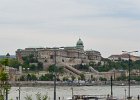 Buda Castle  Buda Castle, viewed from Liberty Bridge. Walking Vörösmarty tér square and  Váci utca street : 2015, Budapest, Váci utca, Vörösmarty tér