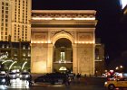 Paris  Arc de Triomphe, Paris. Evening walk, Las Vegas Strip : 2015, Casinos, City Lights, Evening, Las Vegas, Nevada, Walking, arch