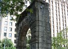 Seattle072715-3507  Arch from former Burke Building. Arch sitting in front of Henry M. Jackson Federal Building. Walking North along 2nd Ave. Downtown Seattle walk : 2015, Architectural Remnant, Seattle, WA, Washington