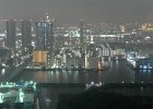 View from Dentsu Building  Tokyo bay, view from Sorasio Restaurant  on 47th floor of Dentsu building, Shimbashi area of Minato : 2015, Dentsu building, Minato, Shimbashi, Sorasio Restaurant, Tokyo