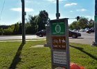 Trail Marker  Trail Marker at Butterfield and Winfield Road. Bike Illinois Prairie Path, Aurora Branch from Warrenville to Lincoln Marsh, Wheaton : 2016, Aurora Branch, Biking, DuPage County, DuPage Forest Preserve, Forest Preserve District of DuPage County, Illinois Prairie Path, Wheaton