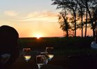 Sunset  Dinner at Mad Hatter : 2016, Captiva, Mad Hatter, family, sunset