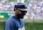 Chris Carter. Cubs v Brewers 9/17/16  Cubs vs Brewers at Wrigley Field, Cubs lose 11-3. : 2016, Baseball, Brewers, Cubs, MLB, Wrigley Field