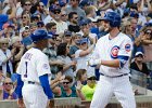 Kris Bryant tripled.  Cubs v Brewers 9/17/16  Kris Bryant tripled to deep right. Cubs vs Brewers at Wrigley Field, Cubs lose 11-3. : 2016, Baseball, Brewers, Cubs, MLB, Wrigley Field