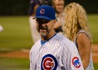 Ross. Cubs v Pirates, 2016  David Ross. Cubs beat Pirates 8-7 in 13 innings at Wrigley Field : 2016, Baseball, Chicago, Cubs, Cubs vs Pirates, IL, MLB, Pittsburg Pirates, Wrigley Field