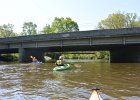 DesPlainesRiverRace052216-5289  Townline Road. Kayaking the Des Plaines River from Libertyville to Mt Prospect.  Des Plaines River Canoe and Kayak Marathon 2016 : 2016, Bridge, Des Plaines River, Des Plaines River Canoe and Kayak Marathon, Kayaking, paddling