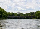 Millhurst Trusell Bridge  Heading down river toward Millhurst Trusell Bridge. Kayaking the Fox RIver from Silver Springs State Park to Millington : 2016, Fox River, Millington, Silver Springs State Park