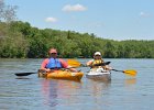 Jack and Cathie  Jack and Cathie. Kayaking the Fox RIver from Silver Springs State Park to Millington : 2016, Fox River, Millington, Silver Springs State Park