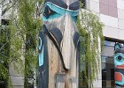 Anchorage050916-5179  Totems in front of the Courthouse. Walking through downtown Anchorage : 2016, Alaska, Anchorage, Downtown, Walking