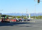 Anchorage050916-5267  3rd Ave looking Northeast toward Chugach Mountains. Walking through downtown Anchorage : 2016, Alaska, Anchorage, Downtown, Walking
